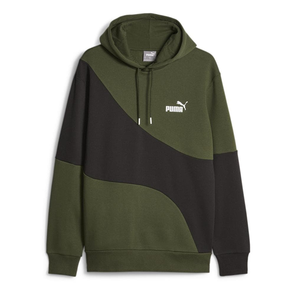 Sweat Noir/Kaki Homme Puma Power Cat 1