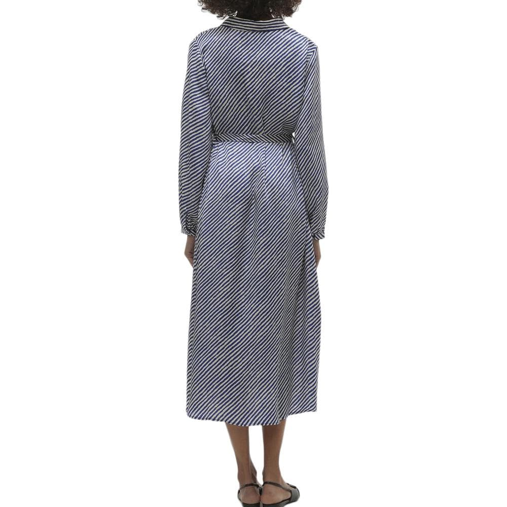 Robe Bleu à Rayures Femme Vero Moda Izel 2
