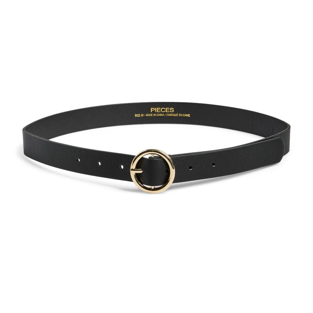 Ceinture Noire Femme Pieces Bonna - T 1