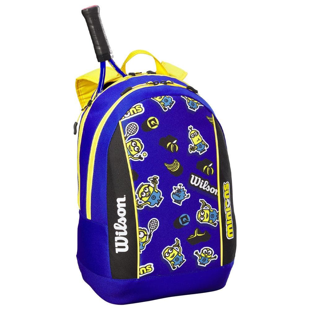 Sac de Tennis Bleu/Jaune Garçon Wilson Minions 1