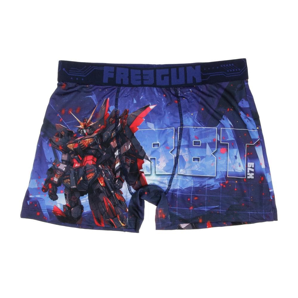 Boxer Bleu/Noir à Imprimés Homme Freegun NIN 1