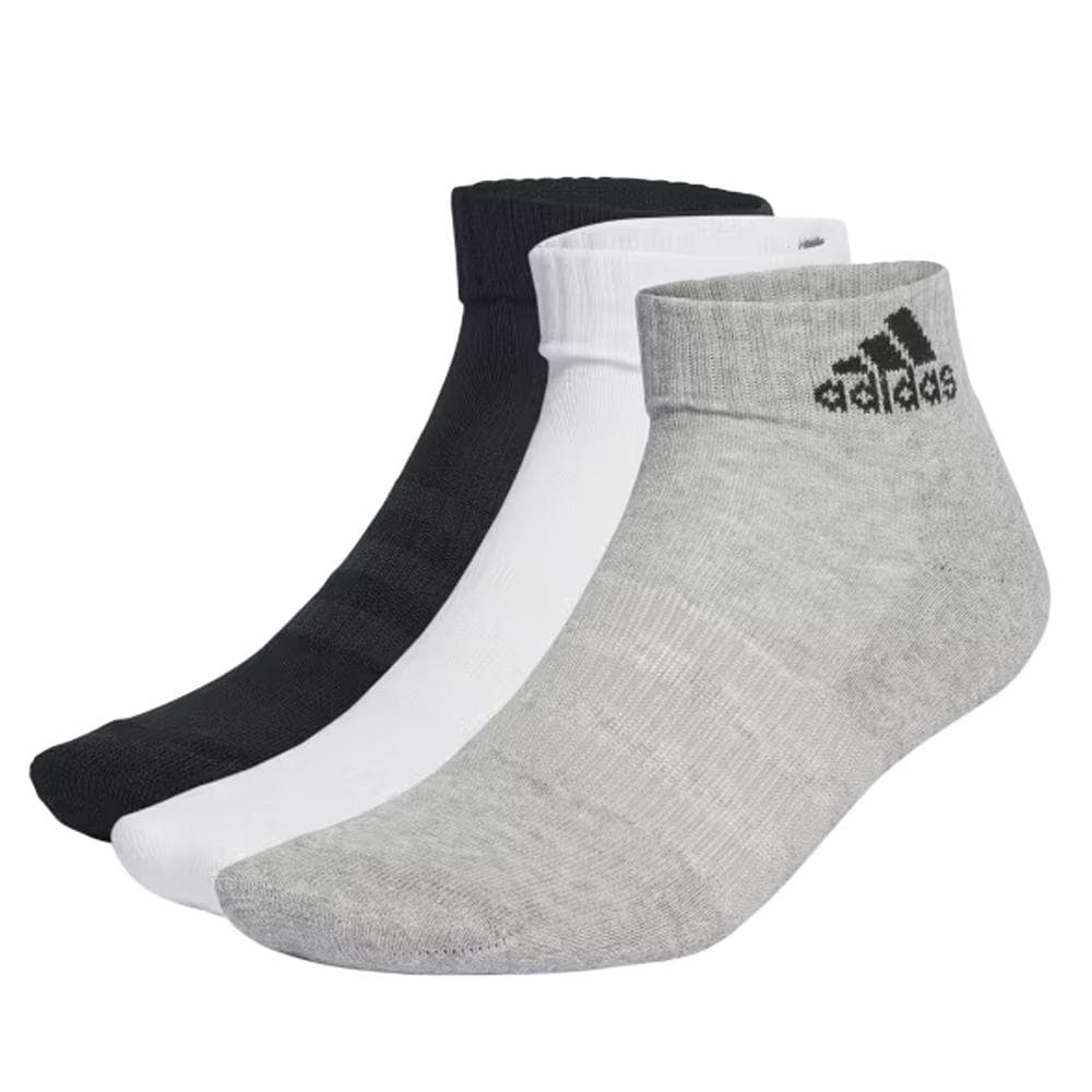 Lot de trois paires de chaussettes Grises/Blanches/Noires Homme Adidas Ank 1
