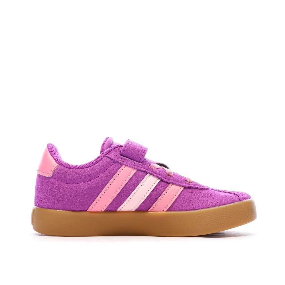 Baskets Violet Fille Adidas Court 3.0 2