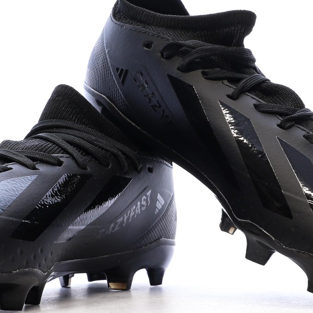 Chaussures de football Noires Garçon Adidas X Crazyfast 7