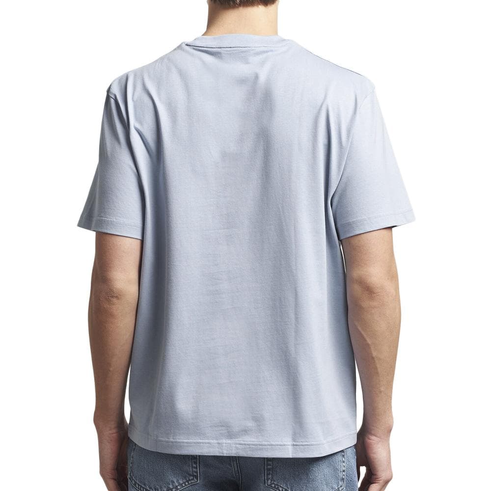 T-Shirt Bleu Clair Homme Lacoste Essentiel 2