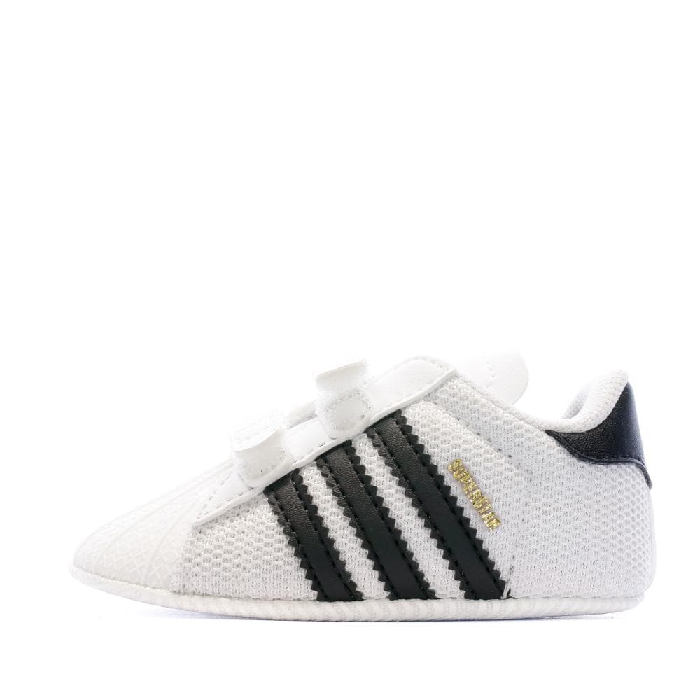 Baskets Blanches Mixte Bébé Adidas Superstar 1