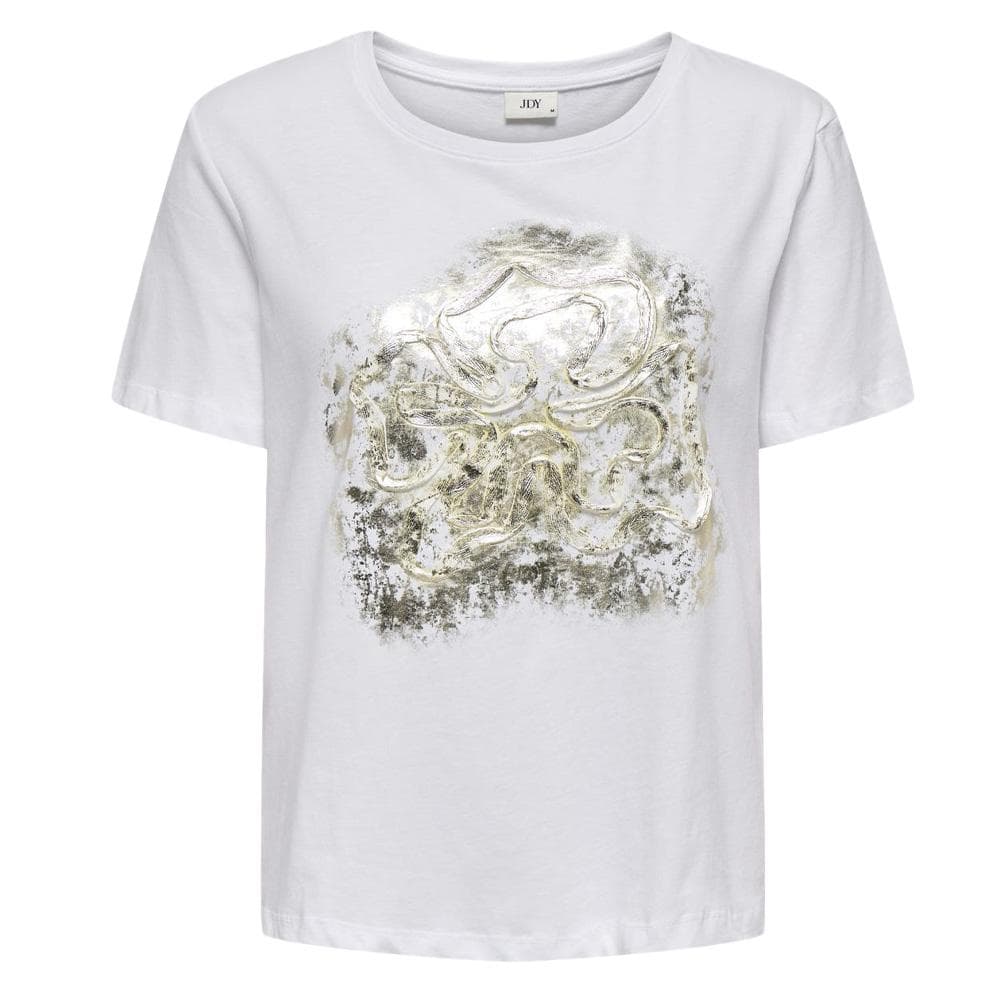 T-Shirt Blanc Femme JDY Louisa 1