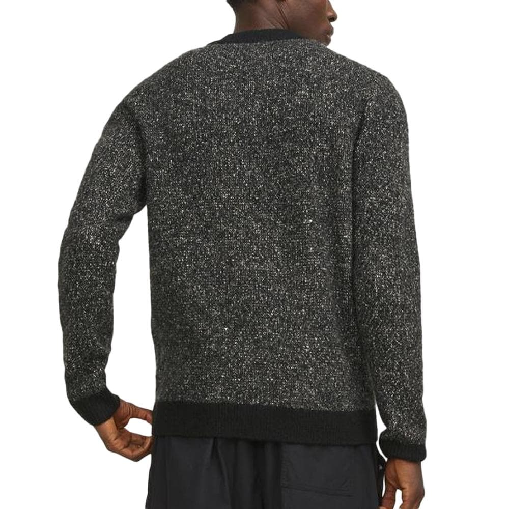 Pull Noir Chiné Homme Jack & Jones Space 2