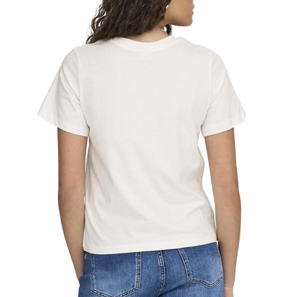 T-Shirt Blanc Femme JDY Citron 2