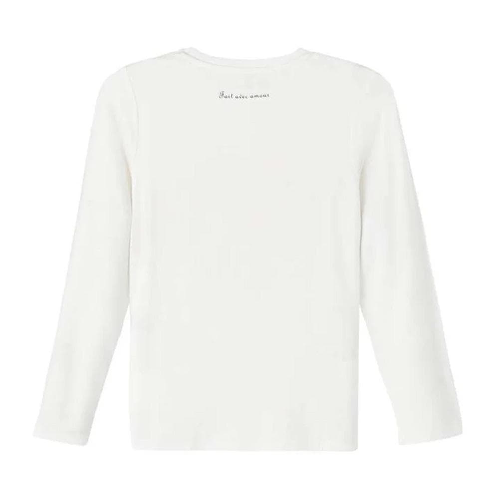 T-shirt Manches Longues Blanc Fille Name it Jafa 2