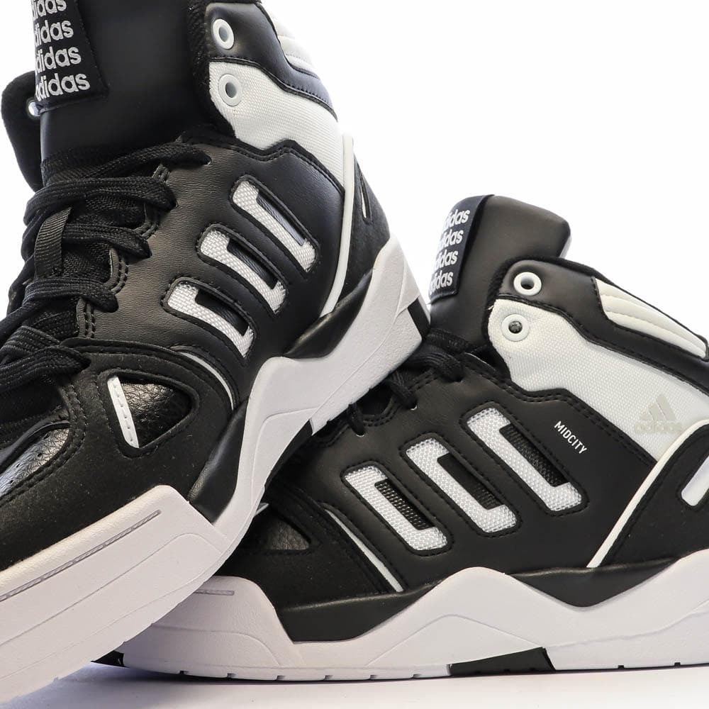 Baskets Noires/Blanches Homme Adidas Midcity 6