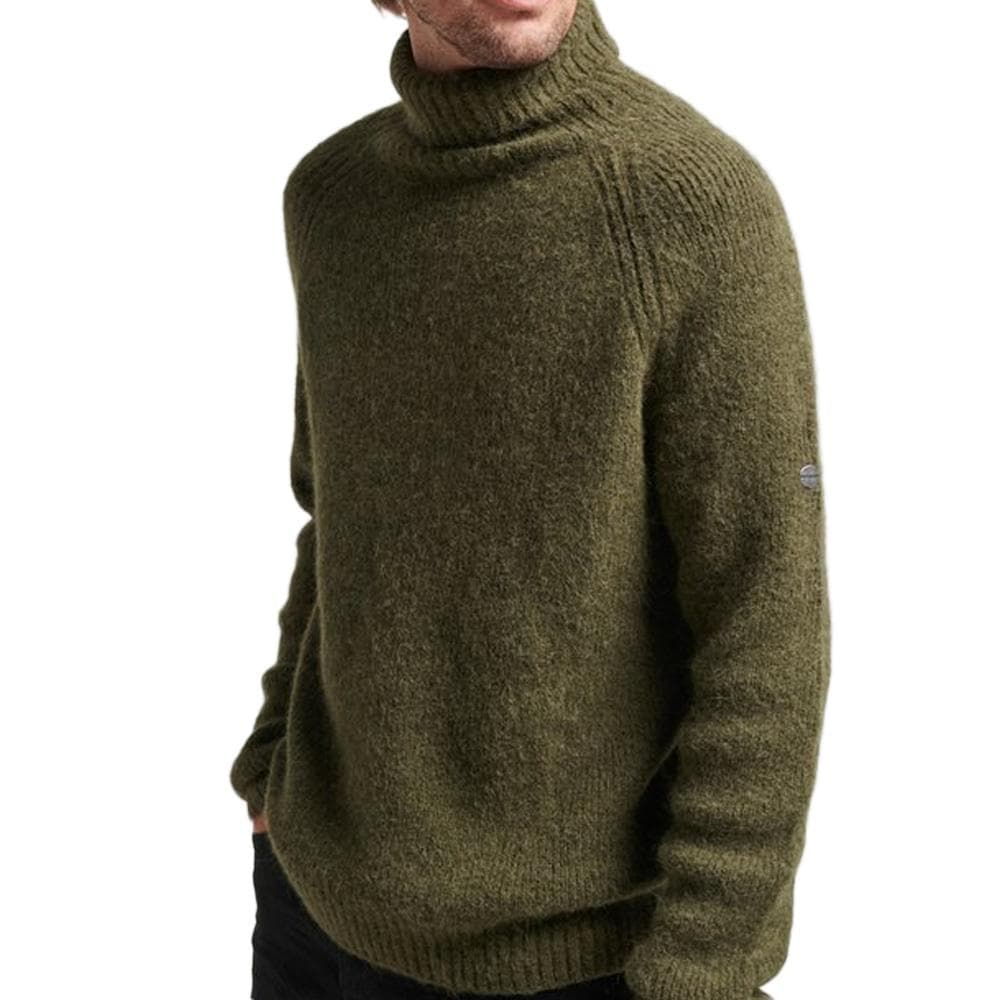Pull Kaki Homme Superdry Studios Chunky 1