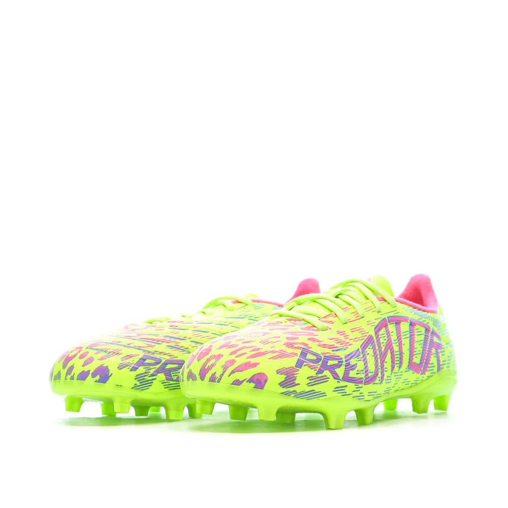 Chaussures de Foot Jaunes Junior Adidas Predator League FG/MG 6