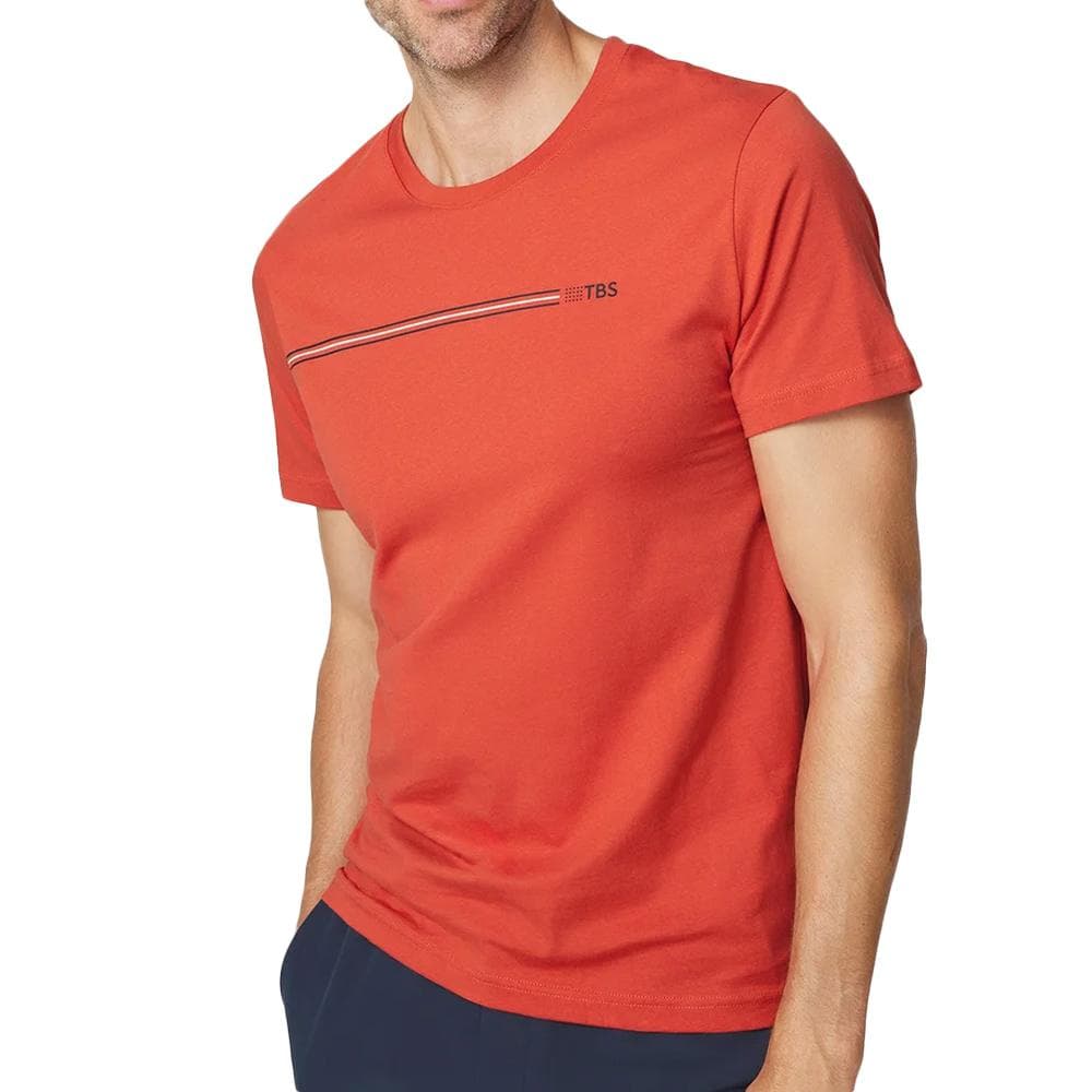 T-shirt Rouge Homme TBS MELUTEE 1
