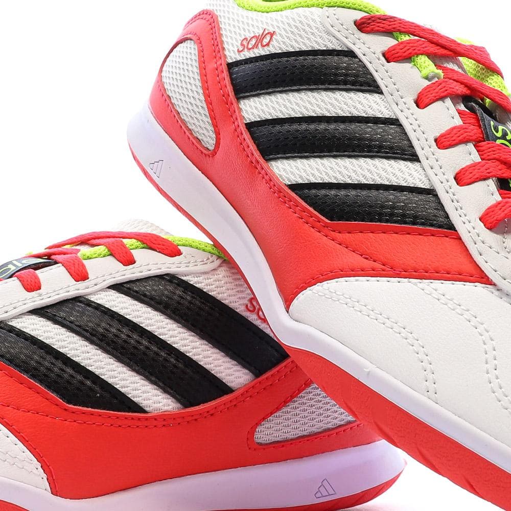 Chaussures de Futsal Blanc/Rouge Homme Adidas Super Sala III 7