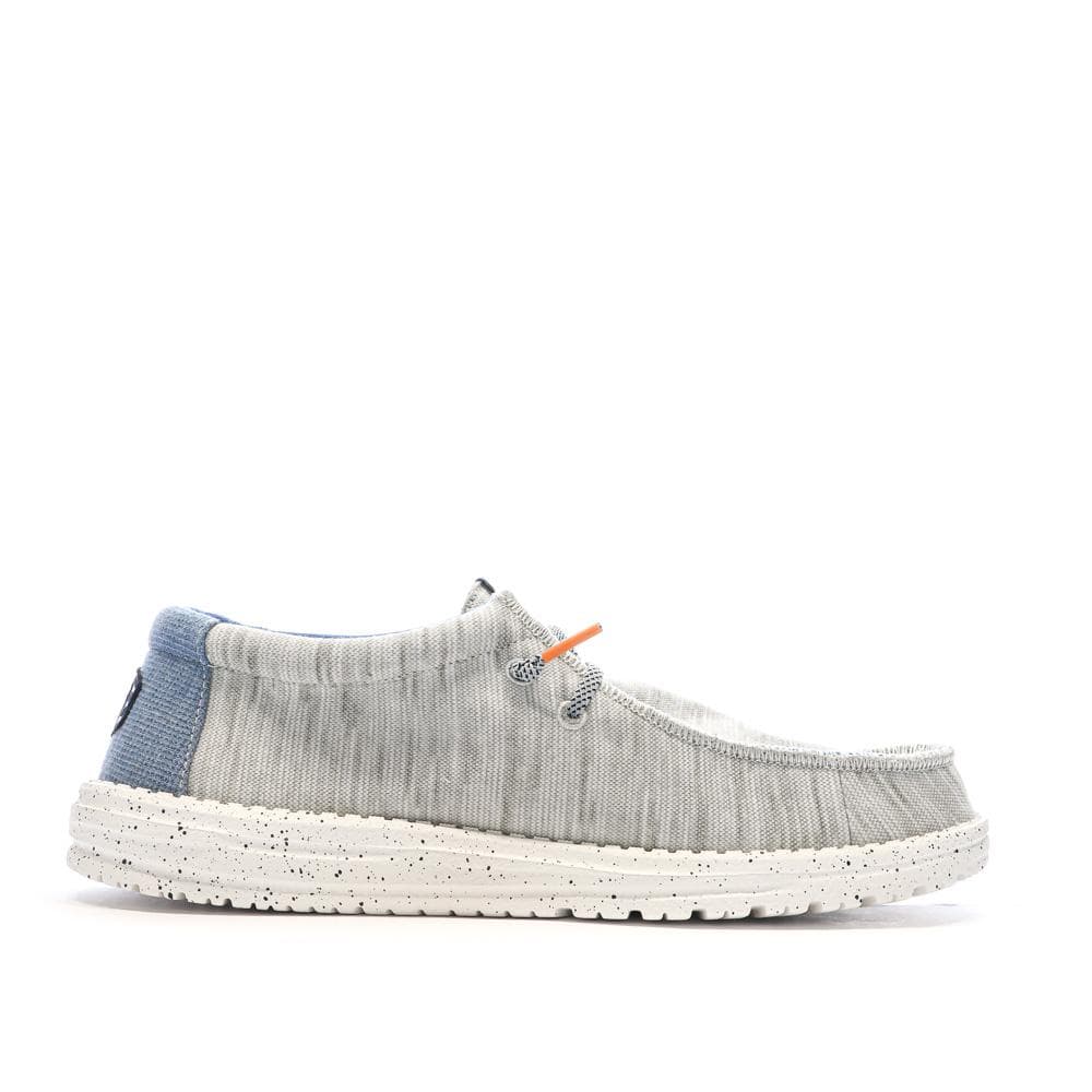Chaussures Bleues/Grises Chiné Homme Hey Dude Wally Jersey 2
