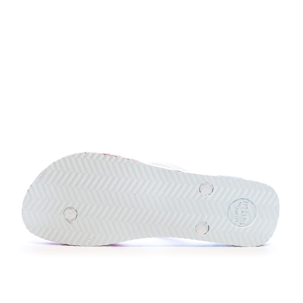Tongs Blanc Femme Superdry Printed Flip Flop 2
