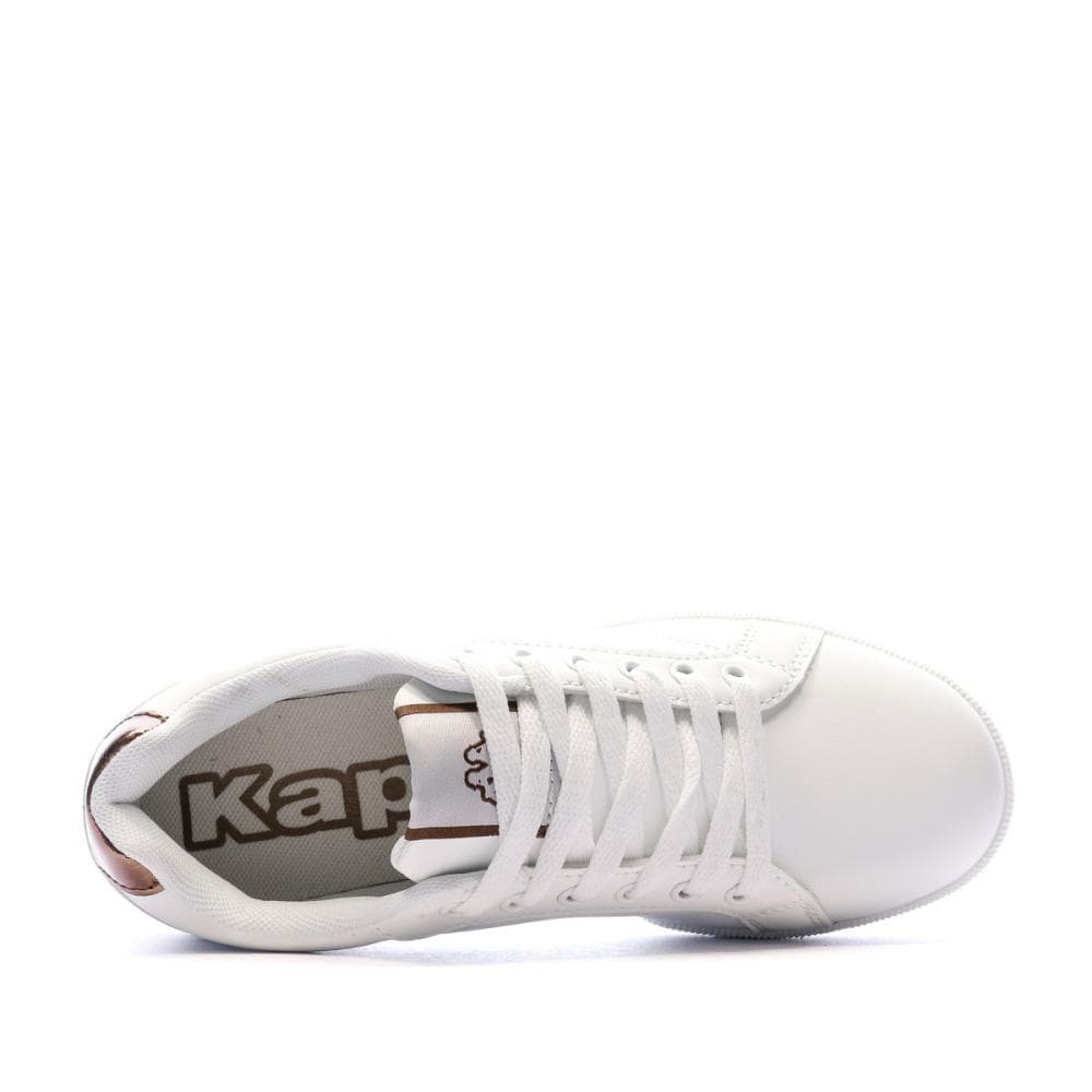 Baskets Blanches/Cuivre femme Kappa Adenis 4