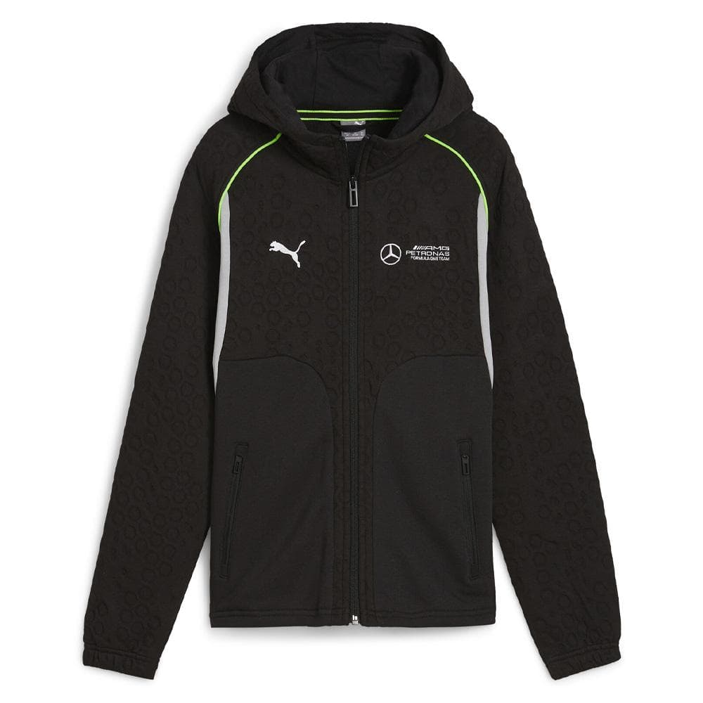 Sweat Zippé Noir Garçon Puma Hooded 1