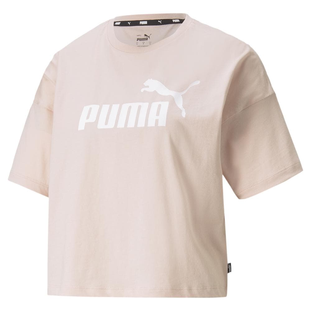 T-shirt Rose Femme Puma Essential Cropped 1