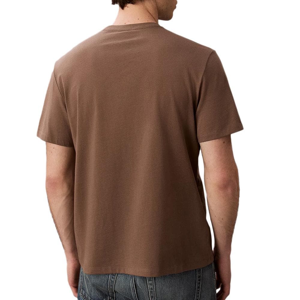 T-Shirt Marron Homme Calvin Klein Jeans Hero 2