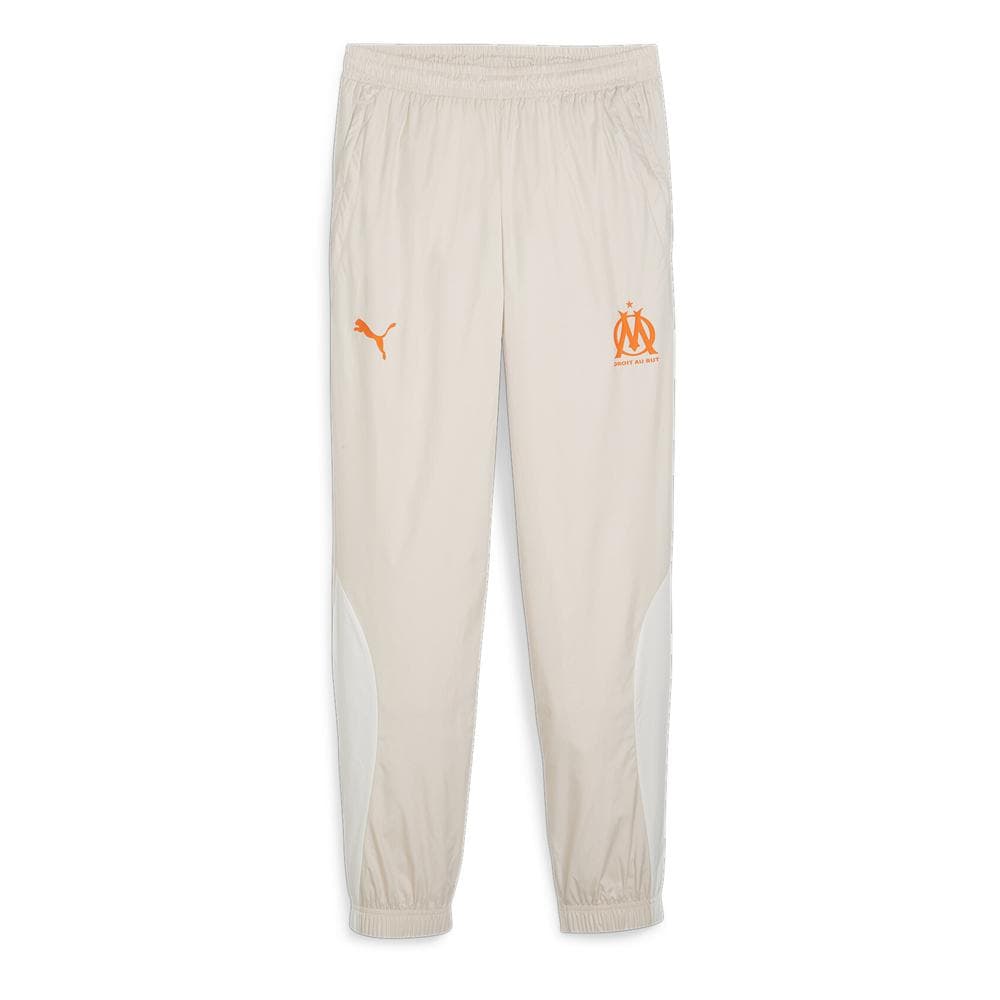 OM Pantalon d'entraînement Beige Homme Puma Prematch Woven 1
