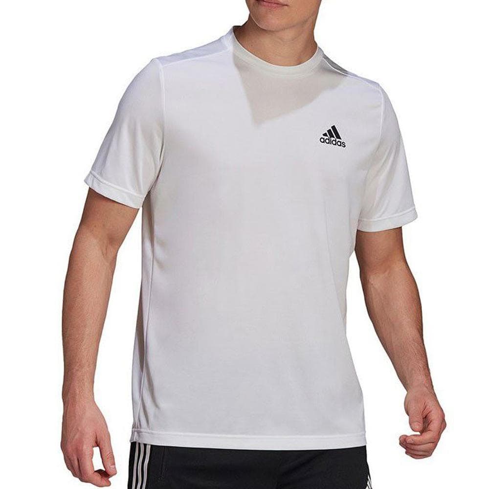 T-Shirt Blanc Homme Adidas GM 1