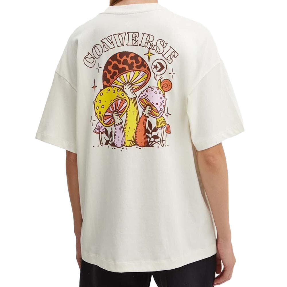 T-shirt Beige Homme Converse Mushroom 2