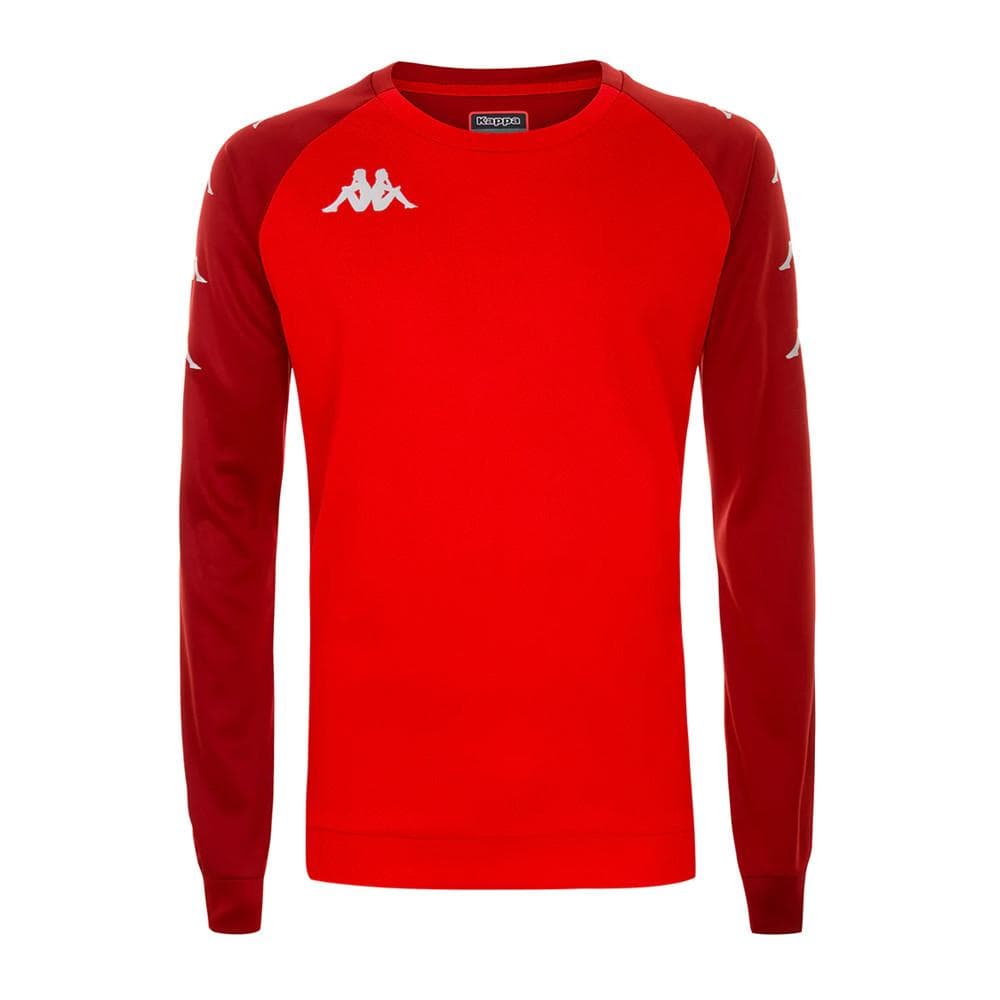 Sweat D'entrainement Rouge Homme Kappa Parme 1