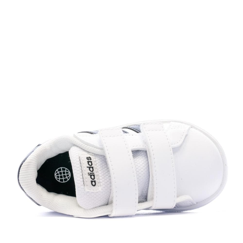 Baskets Blanc/Noir Bébé/Garçon Adidas Grand Court 2.0 4