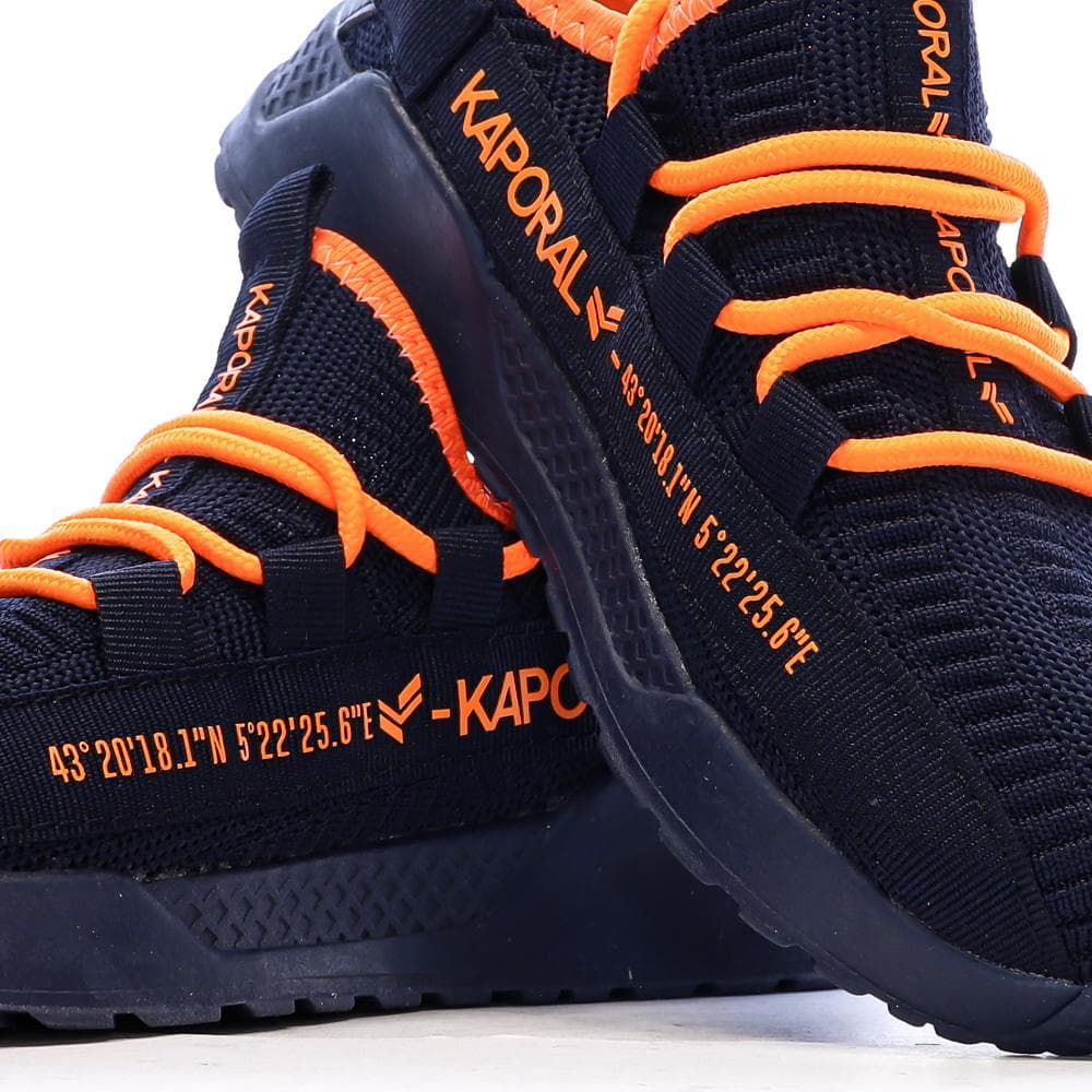 Baskets Marine/Orange Garçon Kaporal Dofini 7