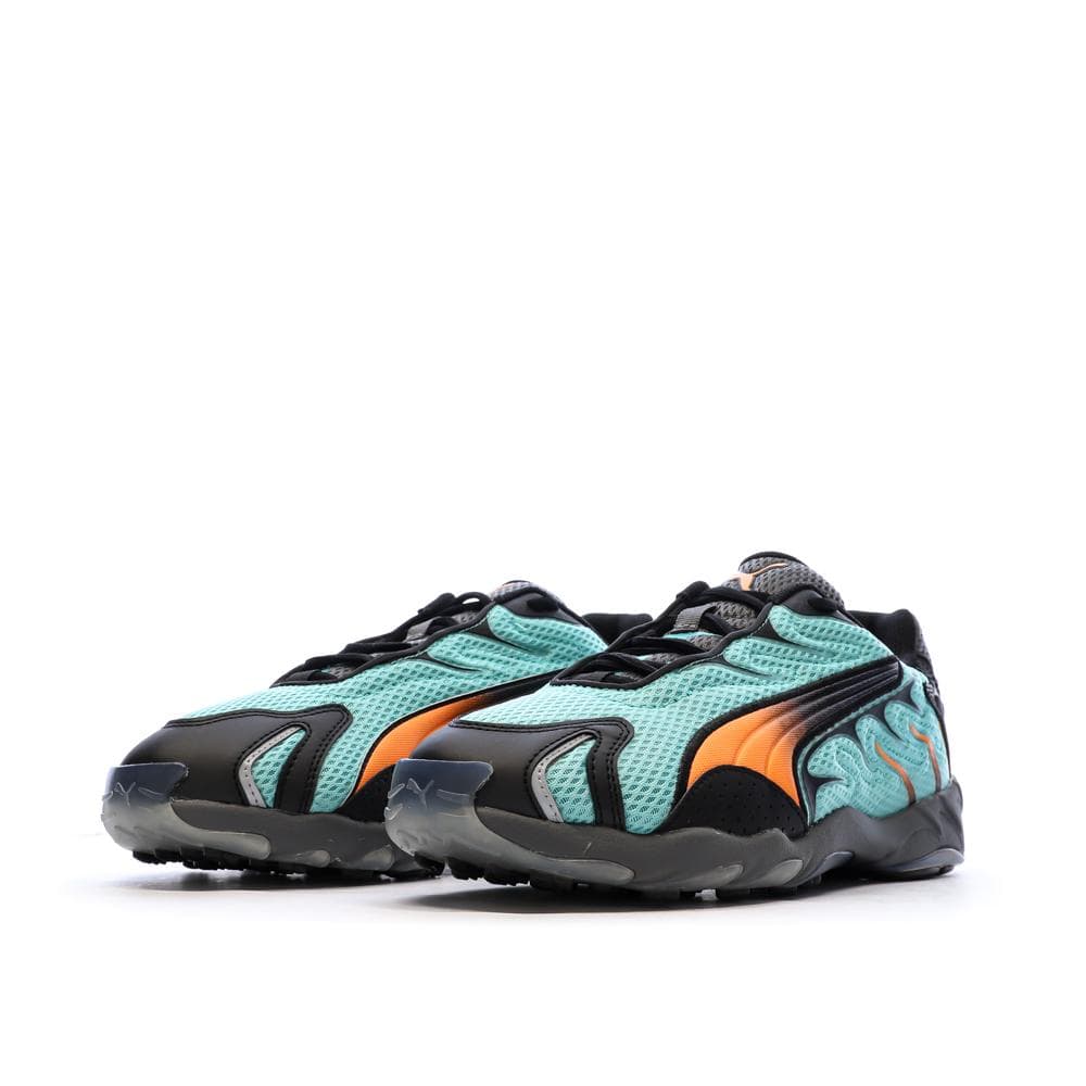 Baskets Bleu/Noir/Orange Homme Puma Inhale 6