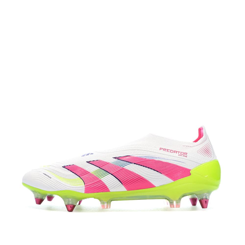 Chaussures de Foot Blanc/Rose Adidas Predator Elite Ll SG 1