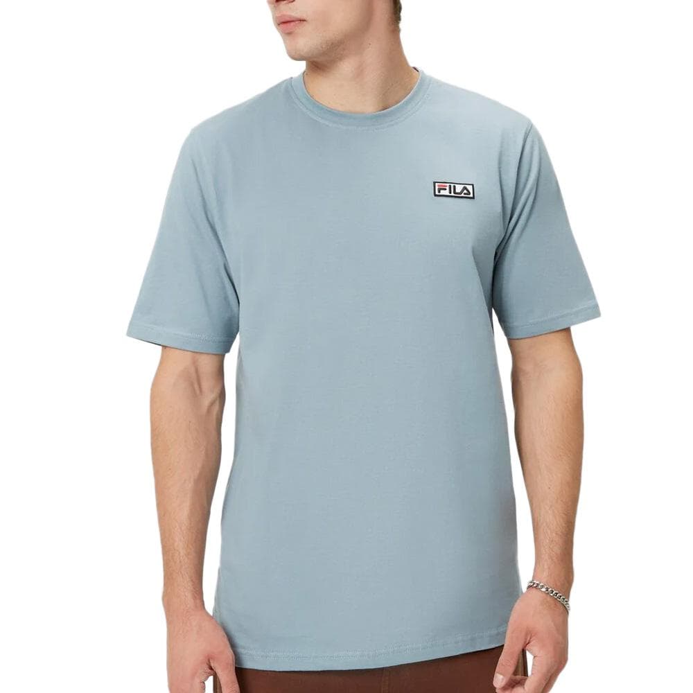 T-shirt Bleu Clair Homme Fila Embroidered 1