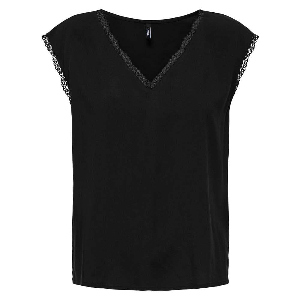 T-Shirt Noir Femme Only Selina 1