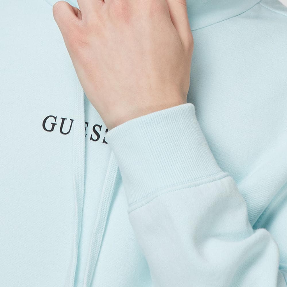 Sweat à Capuche Bleu Homme Guess Roy 2022 3