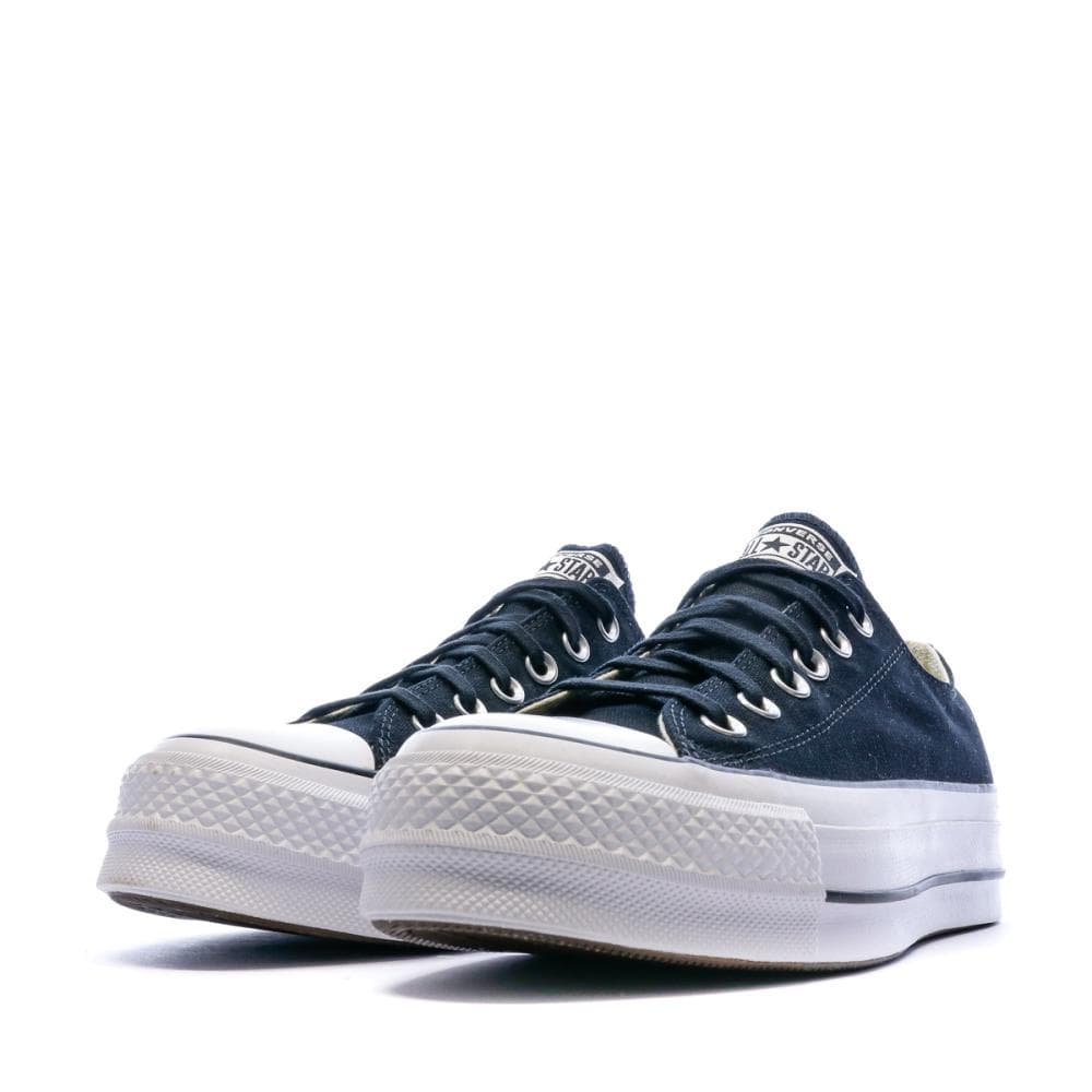 Baskets Plateforme Noires Femme Converse Ox 6