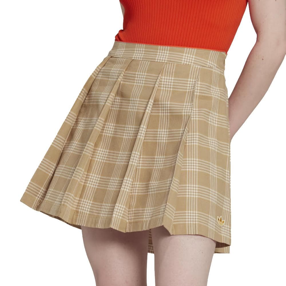 Jupe Beige/Blanc Femme Adidas Skirt IA8352 1