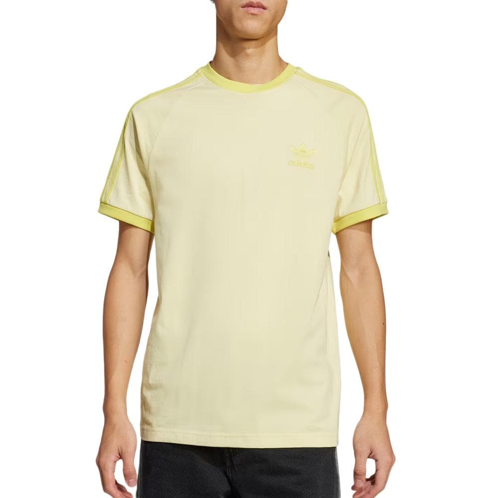T-Shirt Jaune Homme Adidas 3-stripes 1