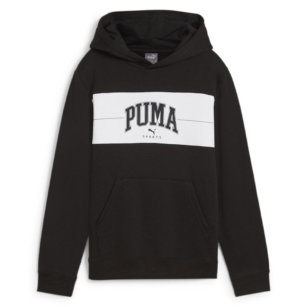 Sweat Noir Garçon Puma Squad Hoodie 1