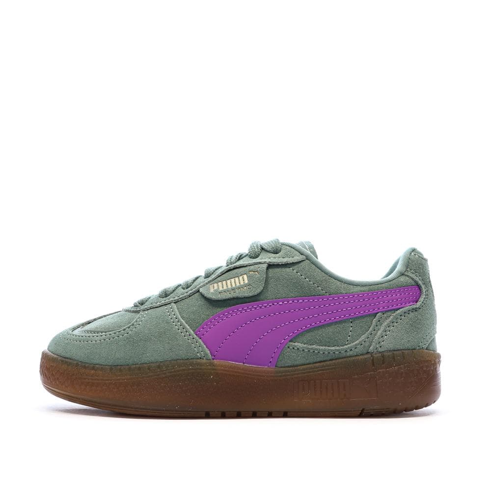 Baskets Vert Foncé Femme Puma Palermo Moda Xtra Gum 1