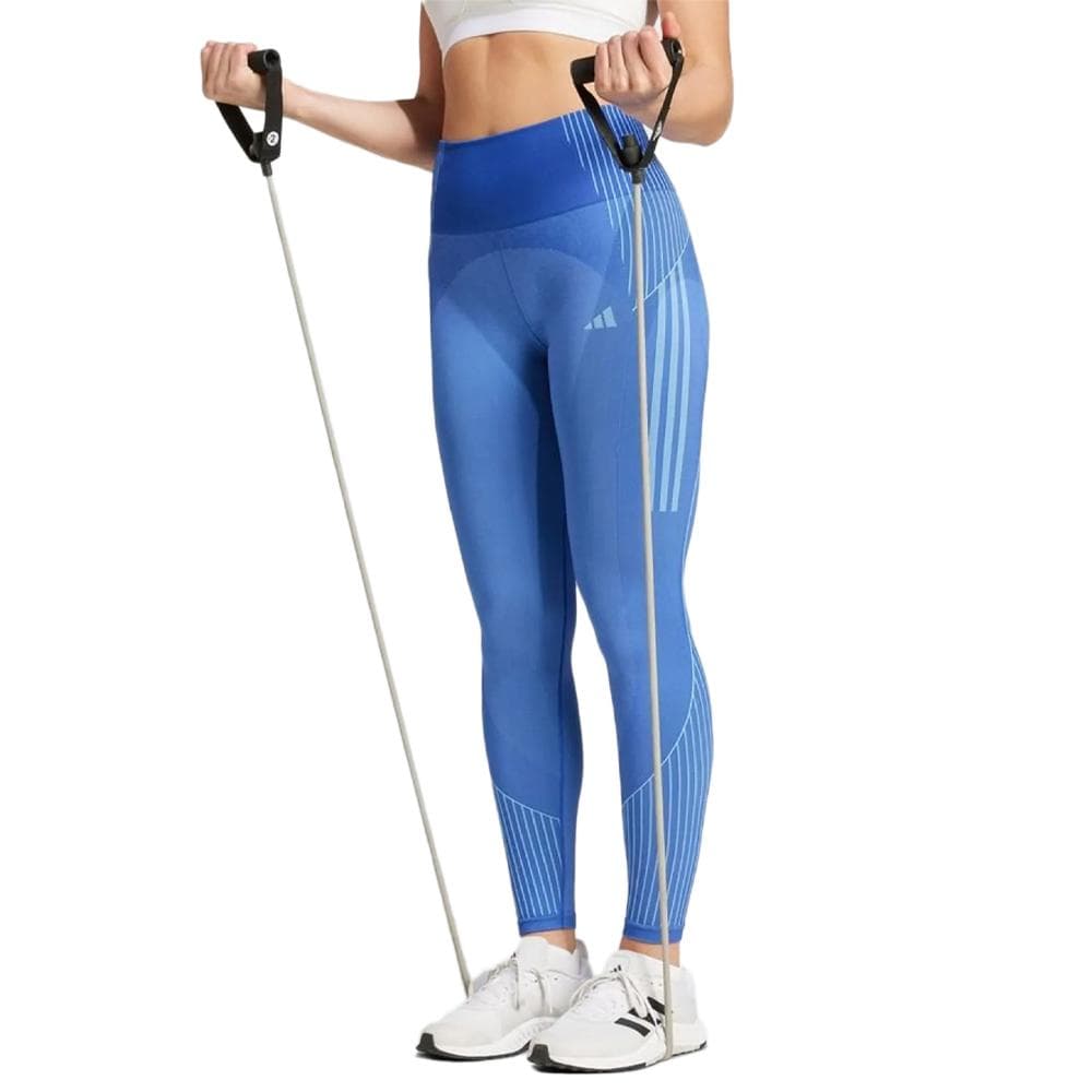 Legging Bleu Femme Adidas Seamless 7/8 1