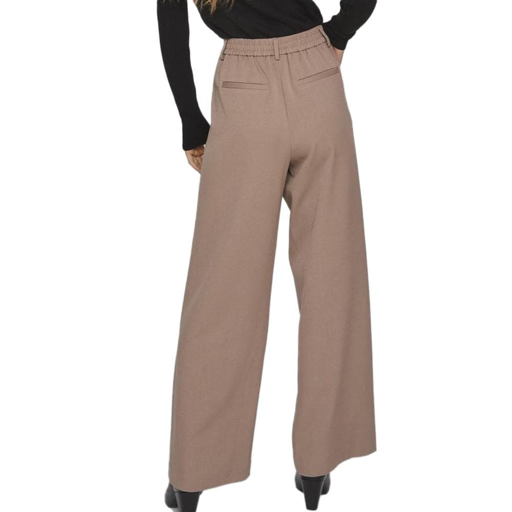 Pantalon Beige fluide Femme Vila Vivarone 2