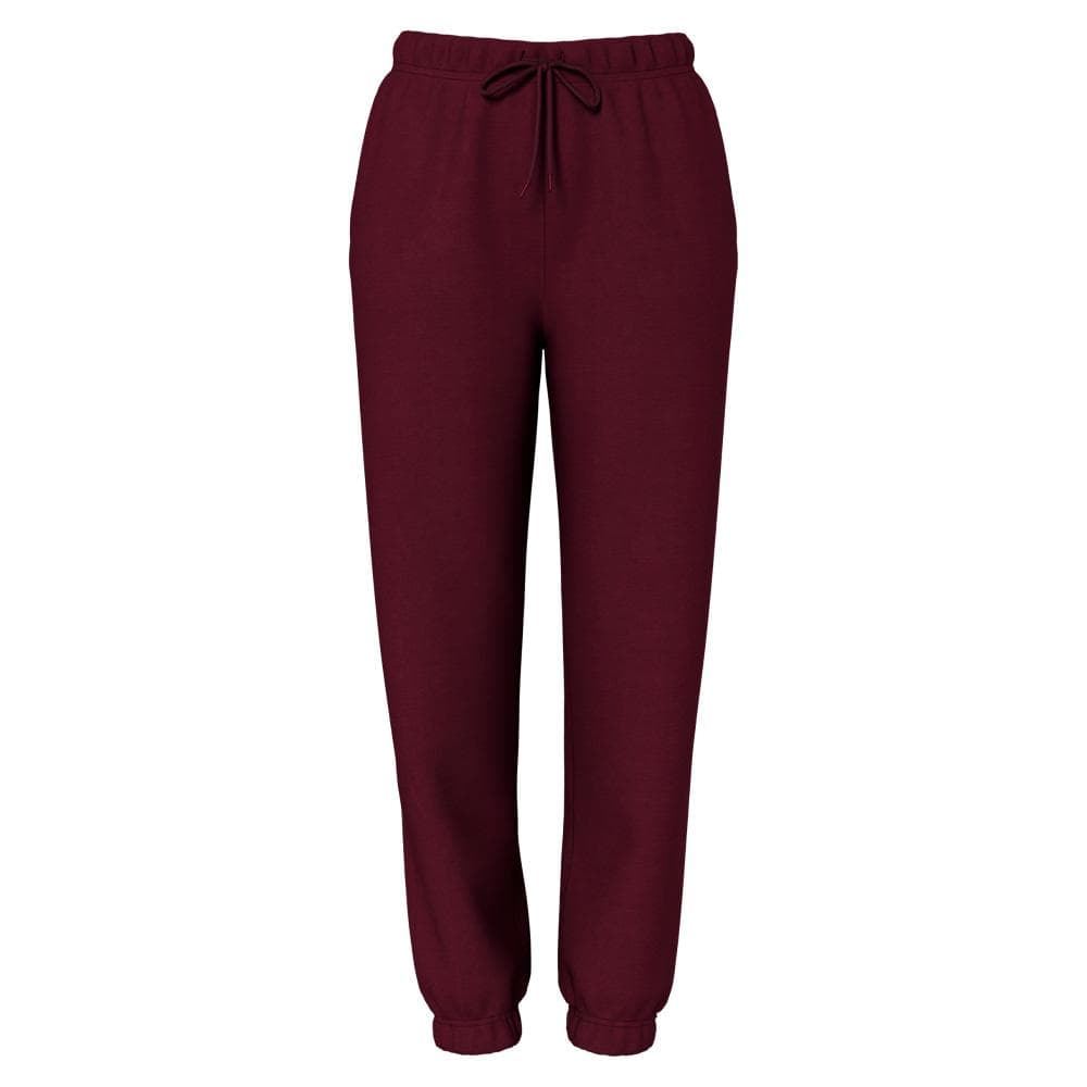 Jogging Bordeaux Femme Pieces Pcchilli 1