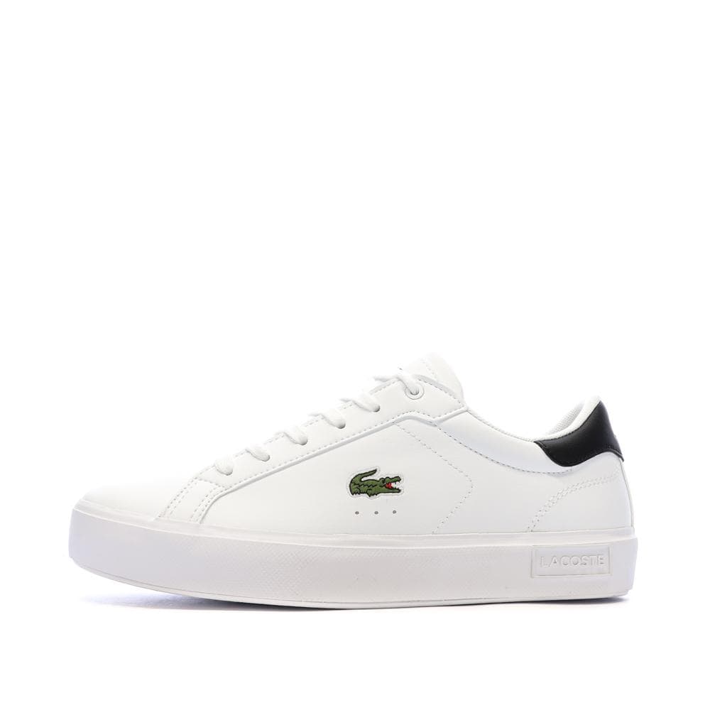 Baskets Blanches/Marine Ado Lacoste Powercourt 1