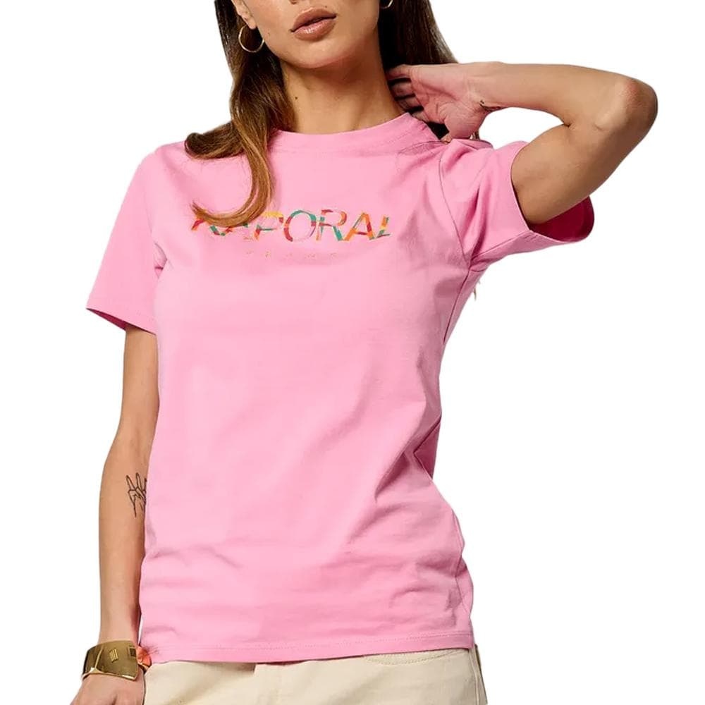 T-shirt Rose Femme Kaporal VAPORE25 1