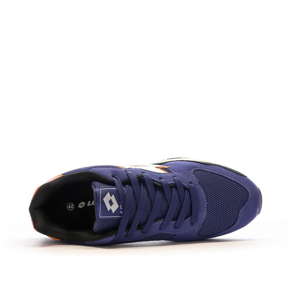 Baskets Marine/Blanches/Orange Homme Lotto Twenty6 4