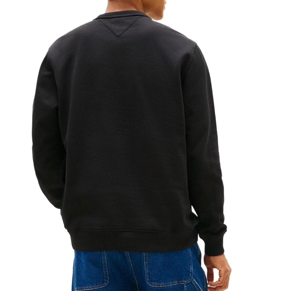 Sweat Noir Homme Tommy Hilfiger Badge Crewss 2