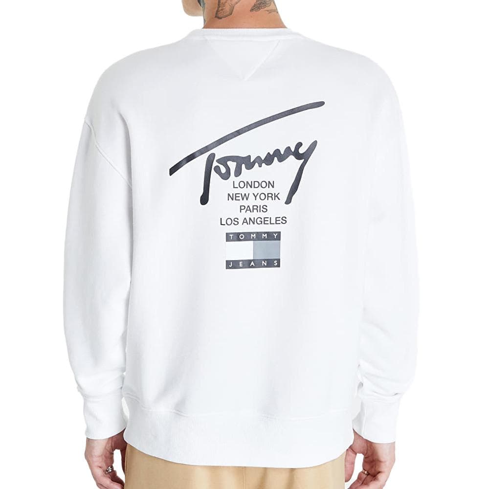Sweat Blanc Homme Tommy Jeans Modern 2