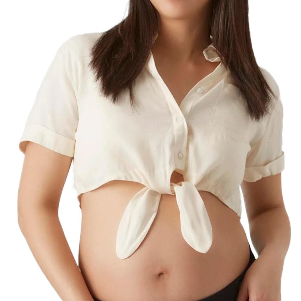 Top Écru Femme Mamalicious Melani 1